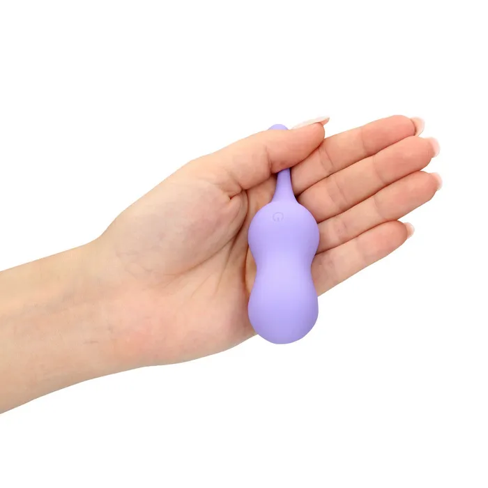 Female Sex Toys Shots Toys Rechargeable Silicone Vibro Egg with Remote Loveline Purple