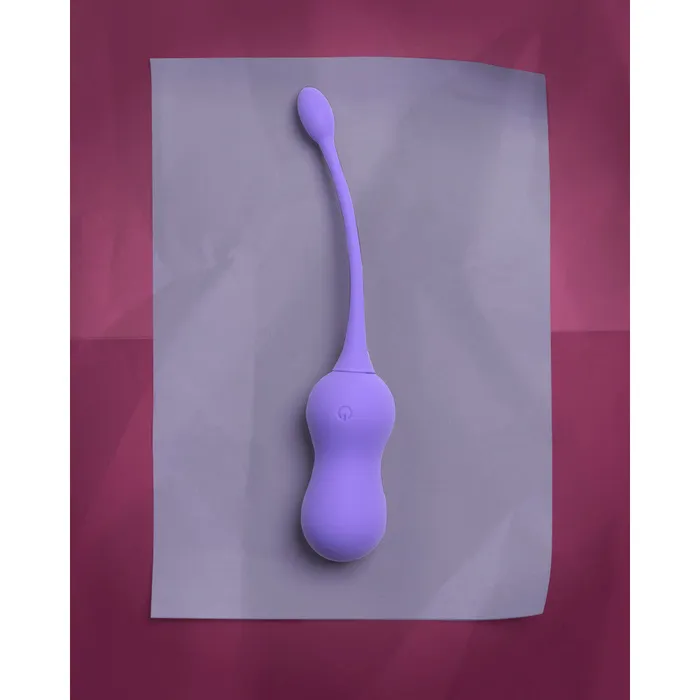 Female Sex Toys Shots Toys Rechargeable Silicone Vibro Egg with Remote Loveline Purple