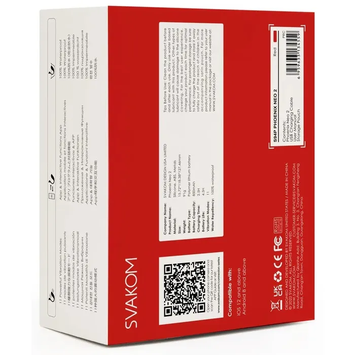 Interactive Vibrator Svakom Phoenix Neo 2 Svakom Female Sex Toys