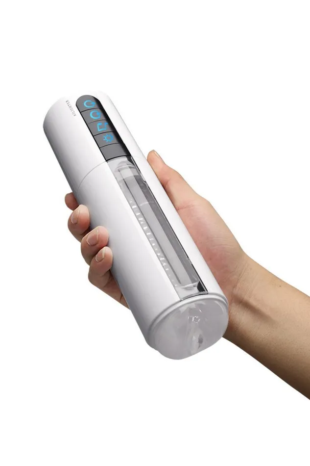 mysite Male Sex Toys heated male masturbator spinning oral sex simulator toy