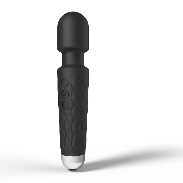 Silicone Wand Massager Loving Joy Black Loving Joy Vibrators