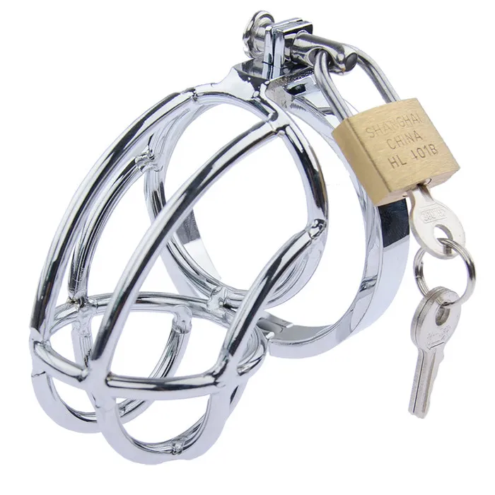 LHD Male Sex Toys LHD Premium Stainless Steel Male Chastity Penis Cage 3 Size