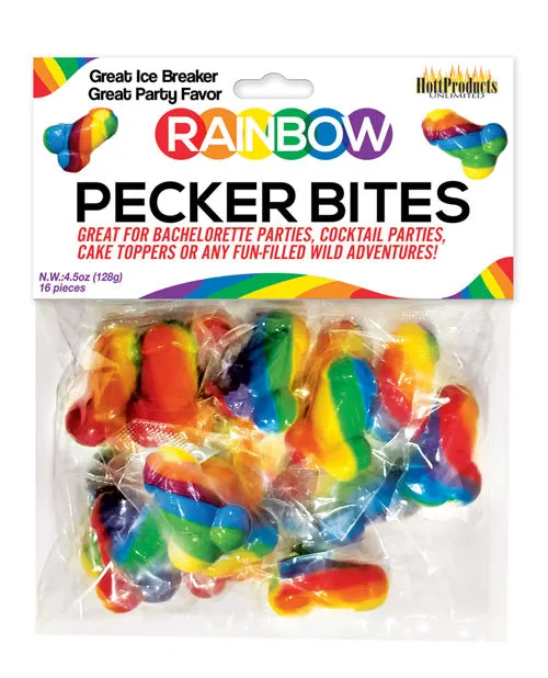 Anal Hott Products Rainbow Pecker Bites Candies