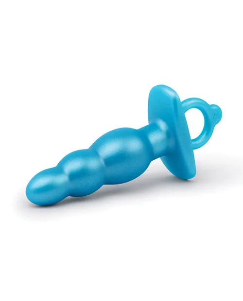 BVibe Butties Bounce Beaded Tapered Plug Blue Cotr INC Anal