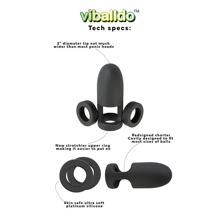 Viballdo The Vibrating Balldo Dildo balldo Female Sex Toys