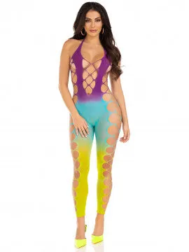 Bodystockings Playsuits Leg Avenue Ombre Footless Bodystocking One Size Ocean Bodystockings Playsuits Leg Avenue Ombre Footless Bodystocking One Size Ocean