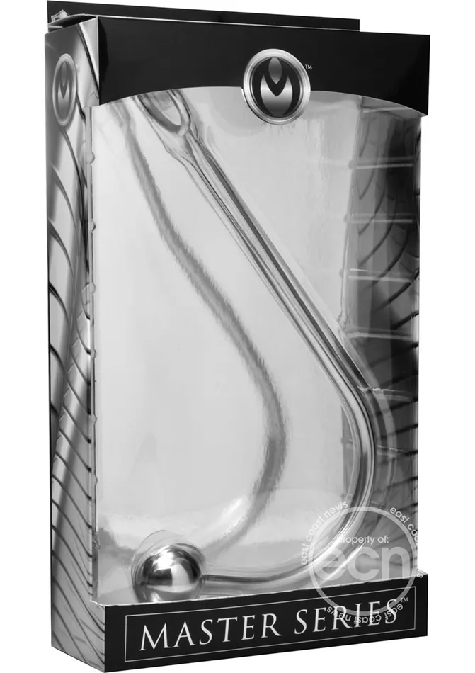 XR Brands Anal Master Series Hooked Anal Hook Stainless Steel 5 Inch