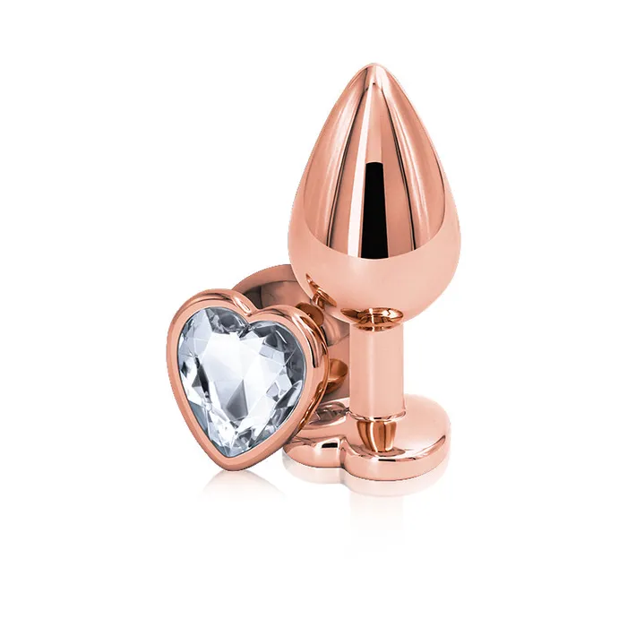 Anal Rear Assets Rose Gold Heart Plug