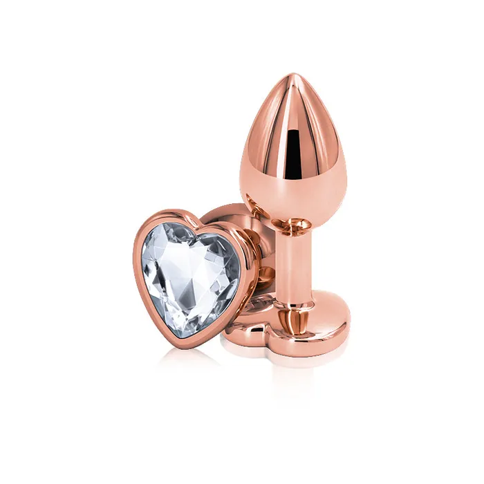 Anal Rear Assets Rose Gold Heart Plug