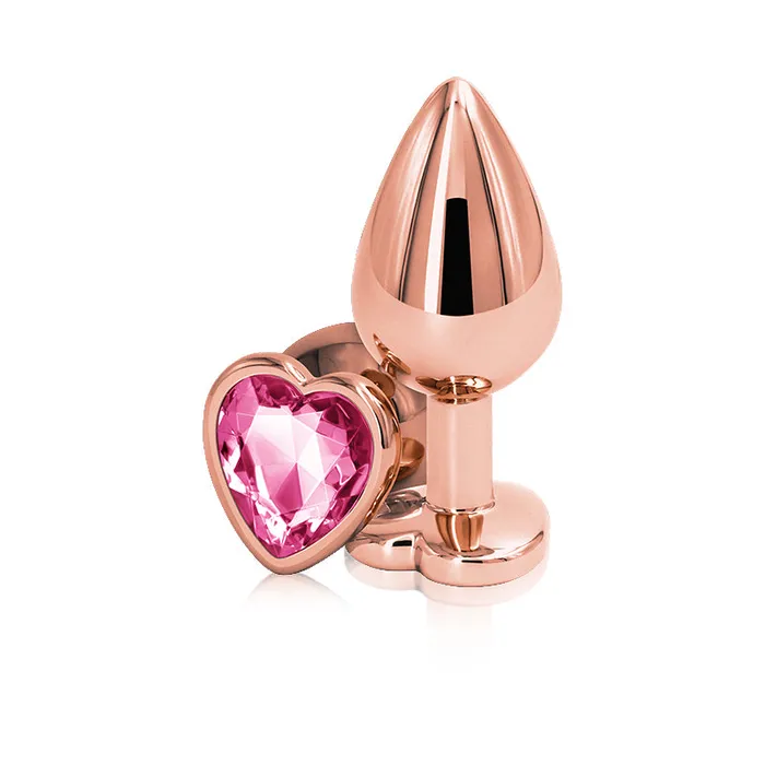 Anal Rear Assets Rose Gold Heart Plug