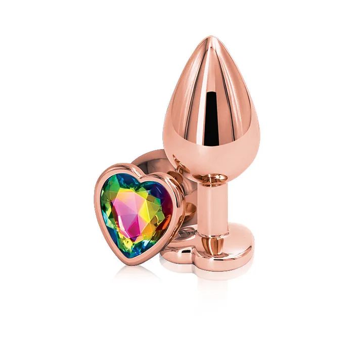 Anal Rear Assets Rose Gold Heart Plug