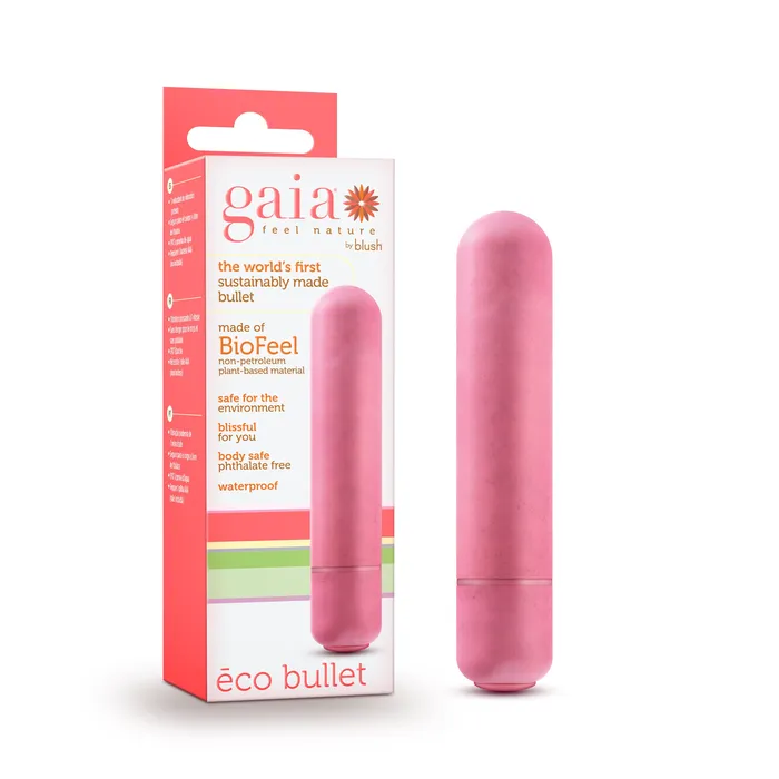 Blush Novelties Female Sex Toys Gaia Eco Bullet Coral