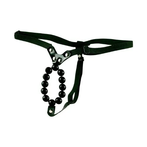 CalExotics Male Sex Toys California Exotics LoverS Thong With Stroking Beads CalExotics Male Sex Toys California Exotics LoverS Thong With Stroking Beads