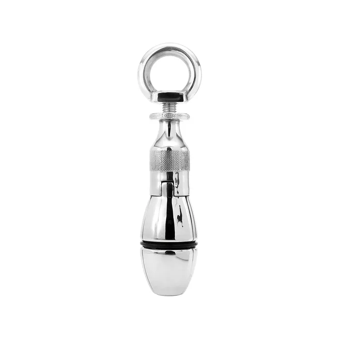 CHASTITY CAGE CO Locking Butt Plug Ringed Anal