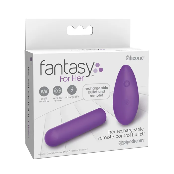 Fantasy For Her Recharge Remote Bullet Pipedream Female Sex Toys