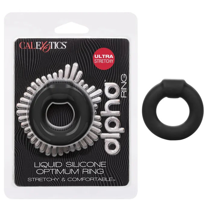 Male Sex Toys CalExotics Alpha Liquid Silicone Optimum Ring
