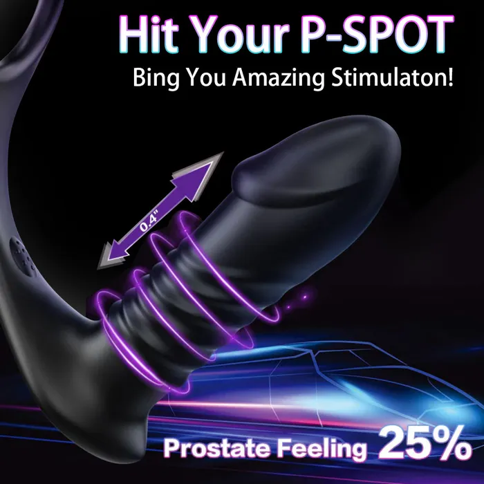 Male Sex Toys QUTOYS QUTOYS 10 Thrilling Vibration 3 Thrusting Silicone Cock Ring Anal Vibrator Male Sex Toys QUTOYS QUTOYS 10 Thrilling Vibration 3 Thrusting Silicone Cock Ring Anal Vibrator