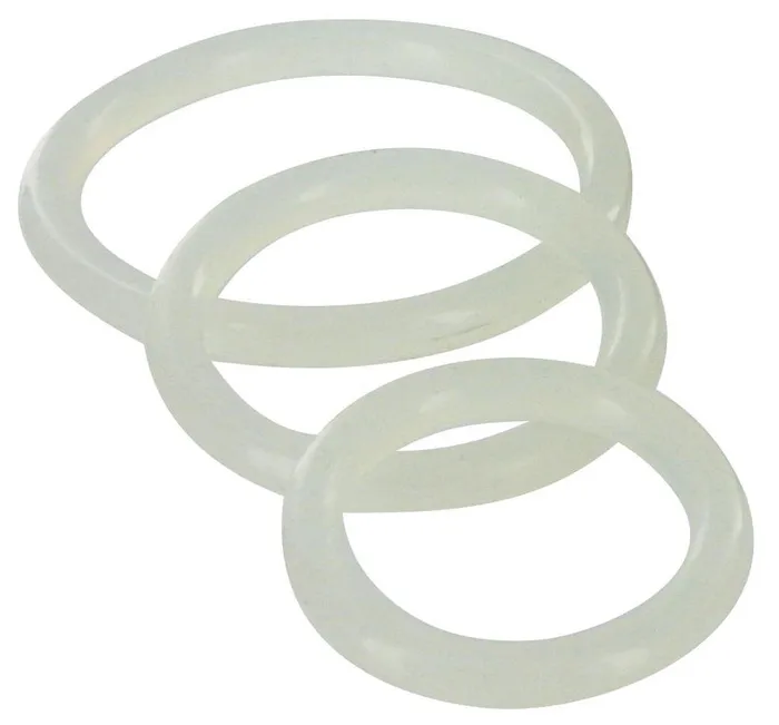 Male Sex Toys Trinity Silicone Cock Rings XR Brands