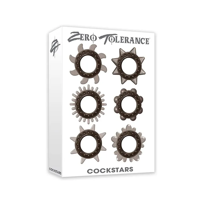 Male Sex Toys Zero Tolerance Cockstars Unique Penis Rings 6 Pack Zero Tolerance Male Sex Toys Zero Tolerance Cockstars Unique Penis Rings 6 Pack Zero Tolerance