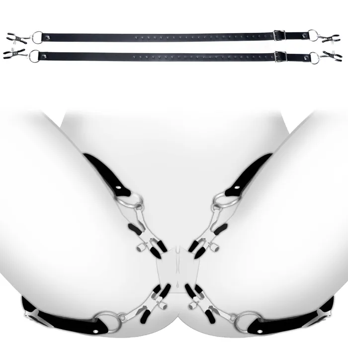 Master Series Spread Labia Spreader Straps Master Series Male Sex Toys