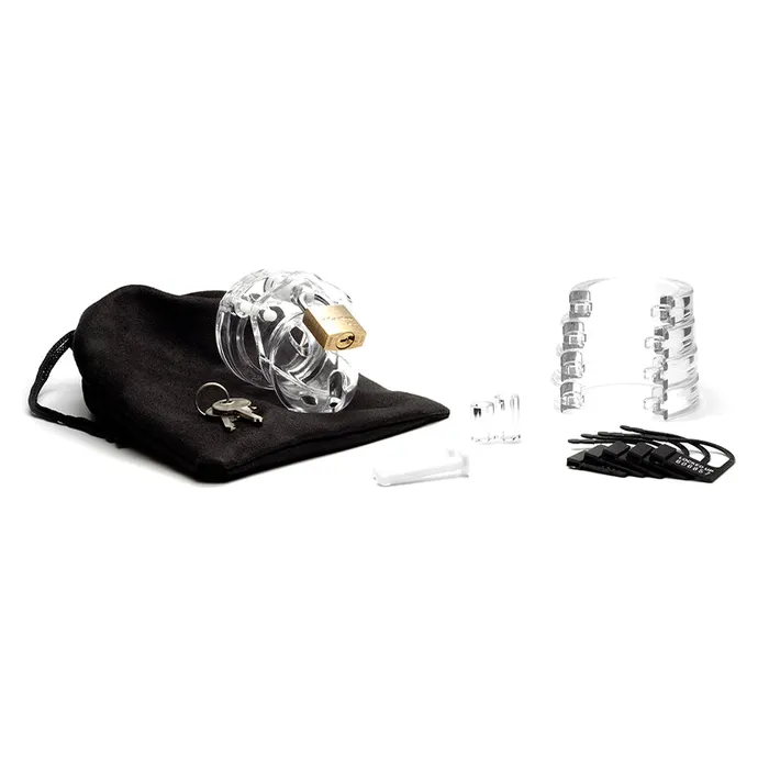 Mini Me Clear Male Chastity 125quot Length ALEnterprise Inc Male Sex Toys