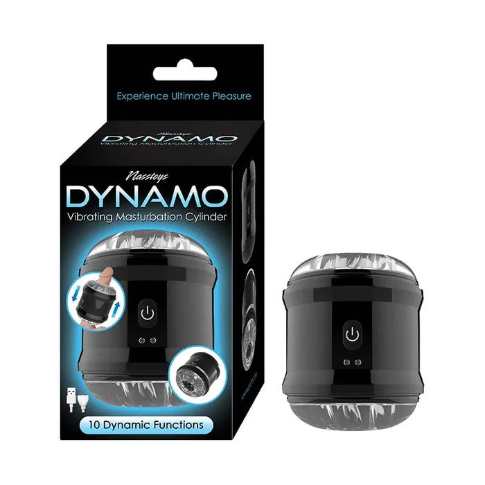 Nasstoys Male Sex Toys Dynamo Vibrating Masturbator Cup Black