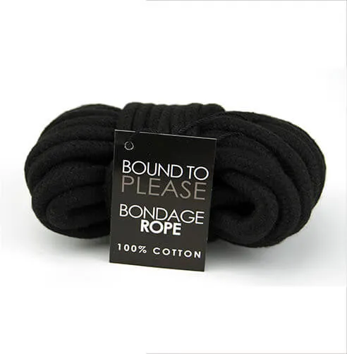 Net1on1 Wholesale Ltd Anal Bound To Please Bondage Rope Black