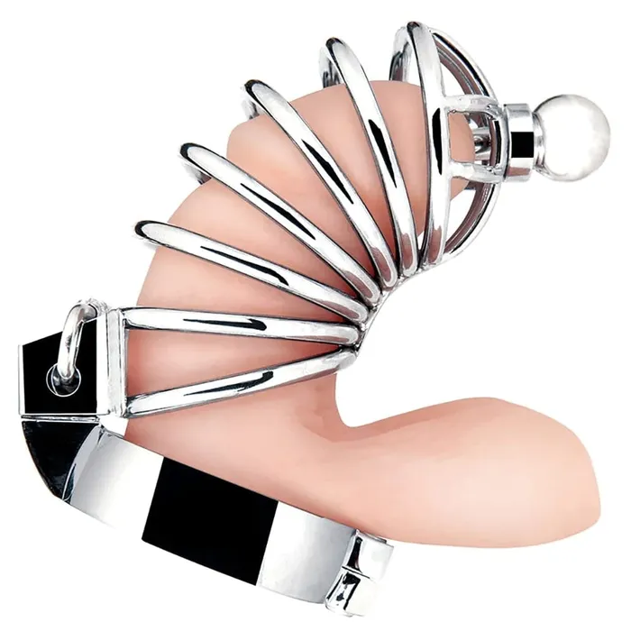 pink cherry Male Sex Toys Electric Eel Blue Line Urethral Play Cage