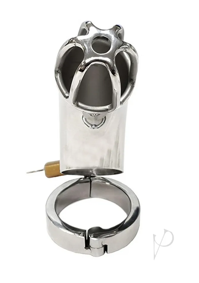 Rouge Male Sex Toys Rouge Stainless Steel Chastity Cock Cage with Padlock