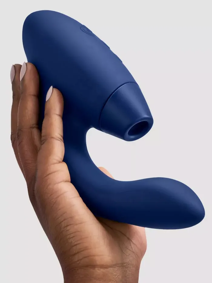 Womanizer DUO Two 8 inch GSpot Rabbit Vibrator with Pleasure Air Clitoral Suction Stimulator WOMANIZER Female Sex Toys