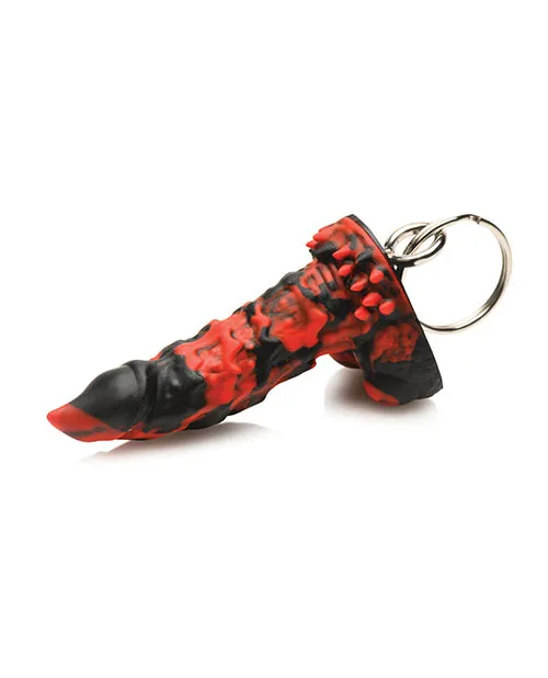 XR Brands Anal Creature Cocks Fire Demon Keychain RedBlack XR Brands Anal Creature Cocks Fire Demon Keychain RedBlack