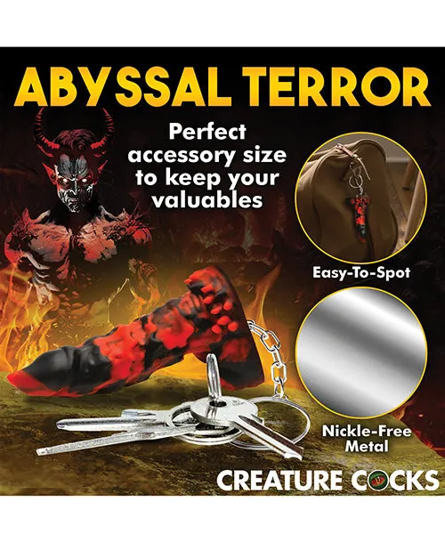 XR Brands Anal Creature Cocks Fire Demon Keychain RedBlack XR Brands Anal Creature Cocks Fire Demon Keychain RedBlack