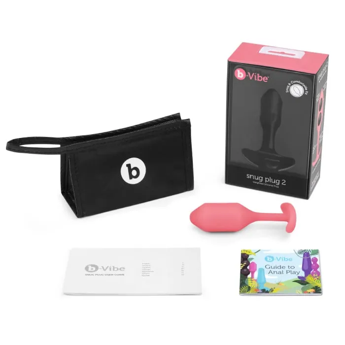 Anal COTR Inc bVibe Snug Plug 2 Weighted Butt Plug All Colors