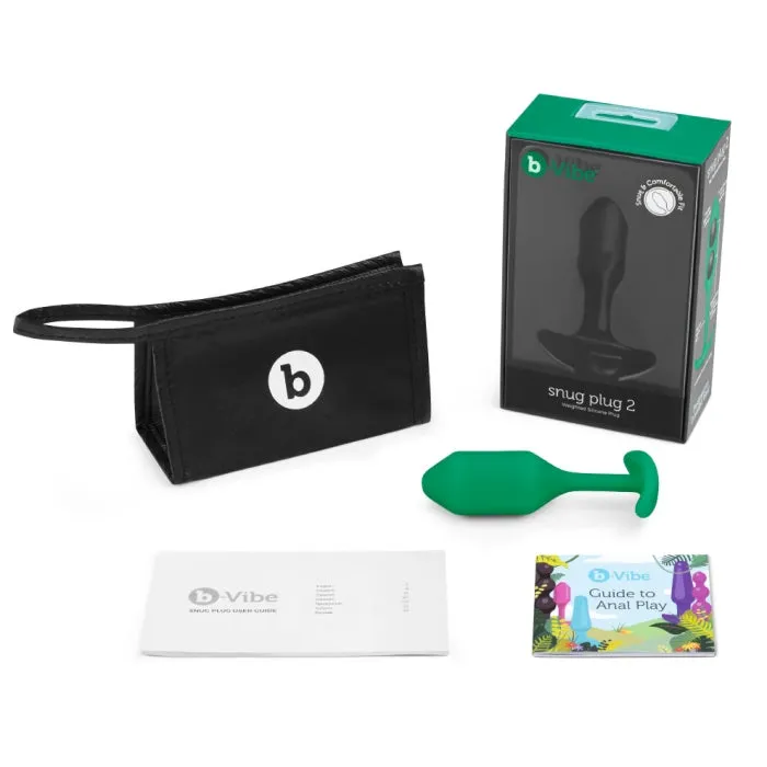 Anal COTR Inc bVibe Snug Plug 2 Weighted Butt Plug All Colors