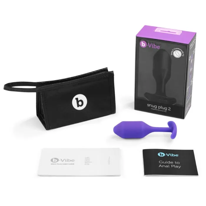 Anal COTR Inc bVibe Snug Plug 2 Weighted Butt Plug All Colors