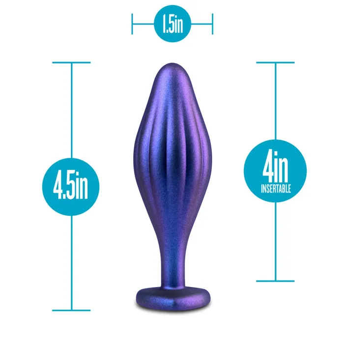 Blush Anal Anal Adventures Matrix Wavy Bling Plug Sapphire