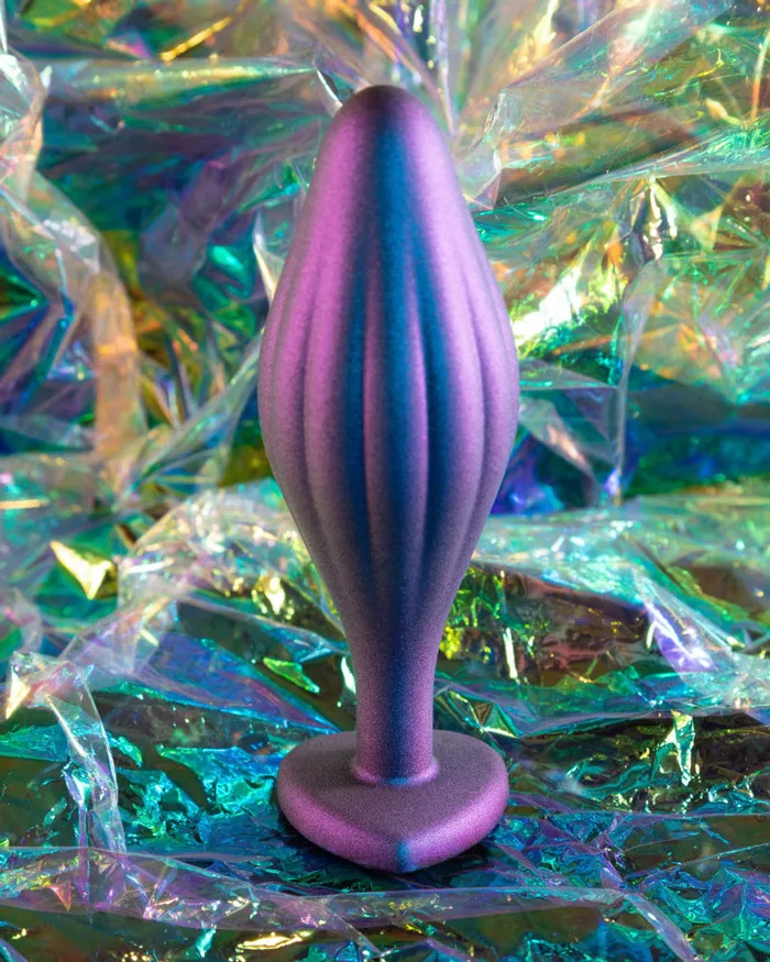Blush Anal Anal Adventures Matrix Wavy Bling Plug Sapphire