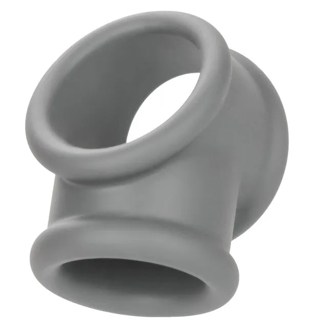 Calexotics ALPHA LIQUID SILICONE PRECISION RING Gray Cock and Ball Cock Ring CalExotics Male Sex Toys