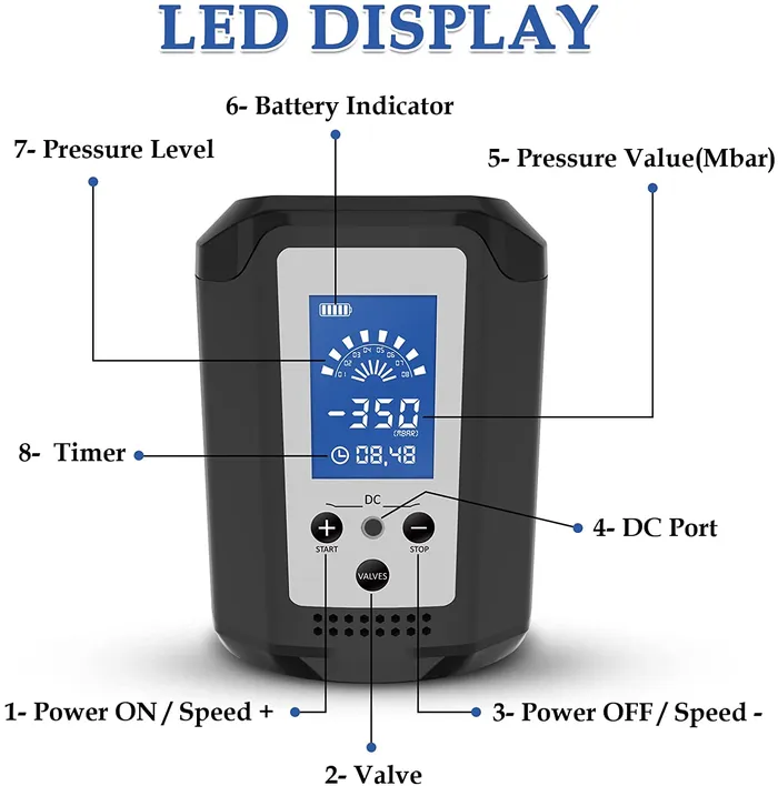 Electric Penis Vacuum Pump Penis Enlarger for Men JazzToy Male Sex Toys