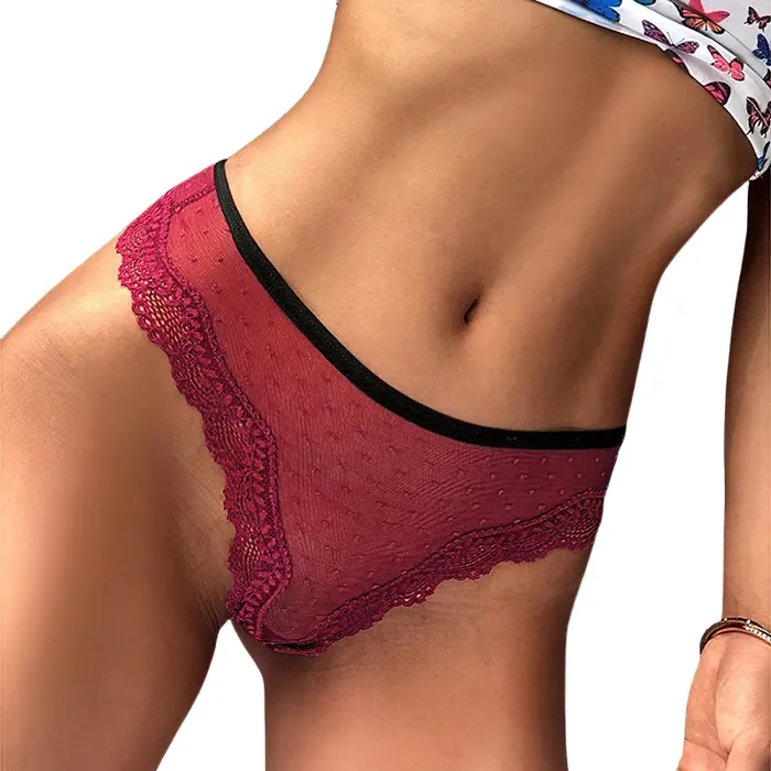 Erotic Lace Womens Panties Transparent LowWaist Lingerie Ladies GString Briefs with Heart EVEs SECRETS Female Sex Toys