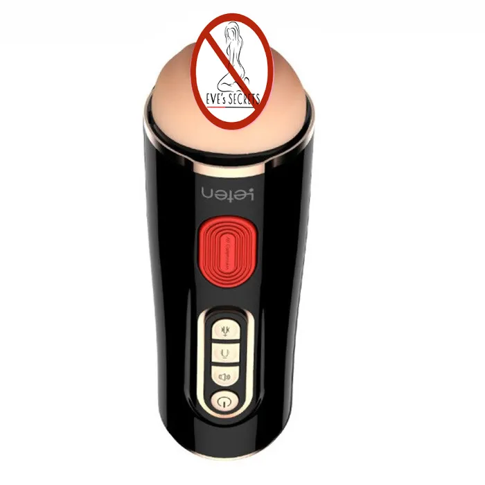 EVEs SECRETS Realistic Vagina Male Masturbator Mens Blowjob Toy with Vibration and Voice Functions Male Sex Toys