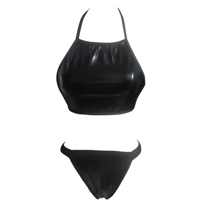 Intimate PU Leather Lingerie for Ladies Womens Erotic Underwear Sets Black Sexy Bodysuit EVEs SECRETS Anal