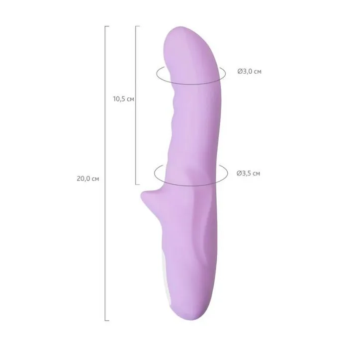 JOS Merry Gor Rotating Shaft Vibrator Violet JOS Female Sex Toys