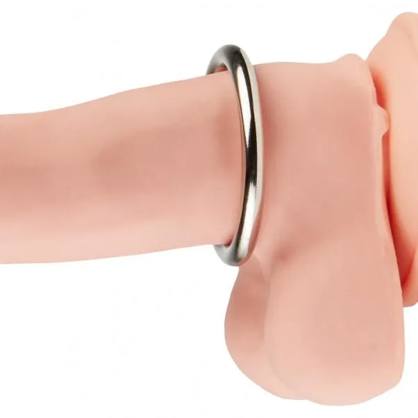 Male Sex Toys Spartacus Spartacus Metal Cock Ring 15 inch Nickel Plated Silver