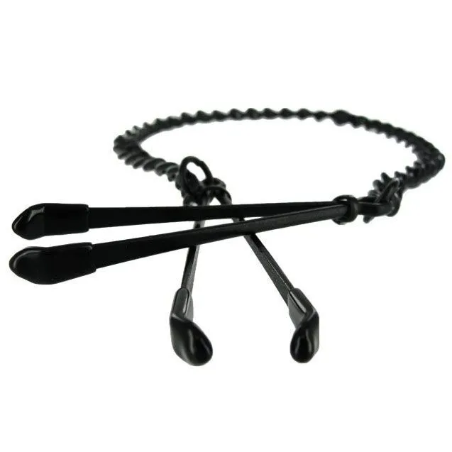 Master Series Female Sex Toys Reign Noir Tweezer Nipple Vice Clamps Adjustable Pressure Stylish Design