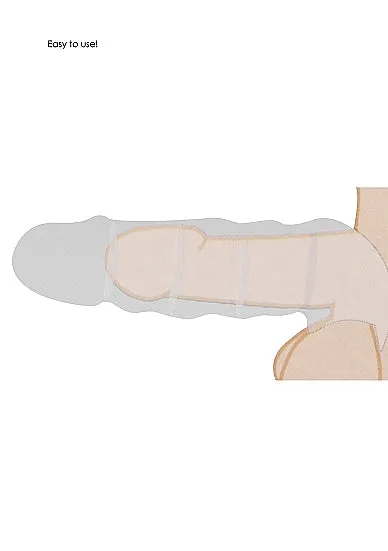 REALROCK 9 INCH PENIS SLEEVE SHOTS Male Sex Toys