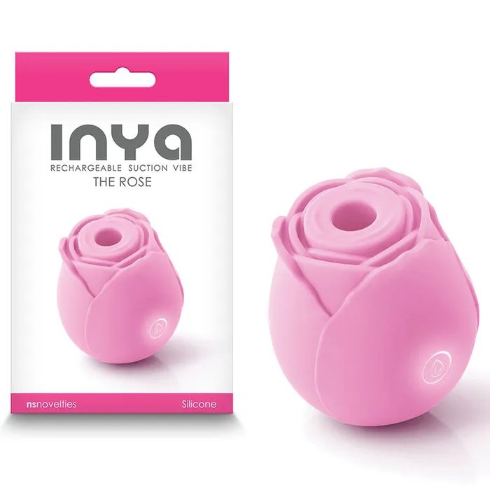 Vibrators Windsor Inya The Rose Pink Clitoral Air Pulsation Stimulator