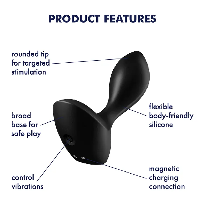 Anal Satisfyer Satisfyer Backdoor Lover Vibrating Anal Plug