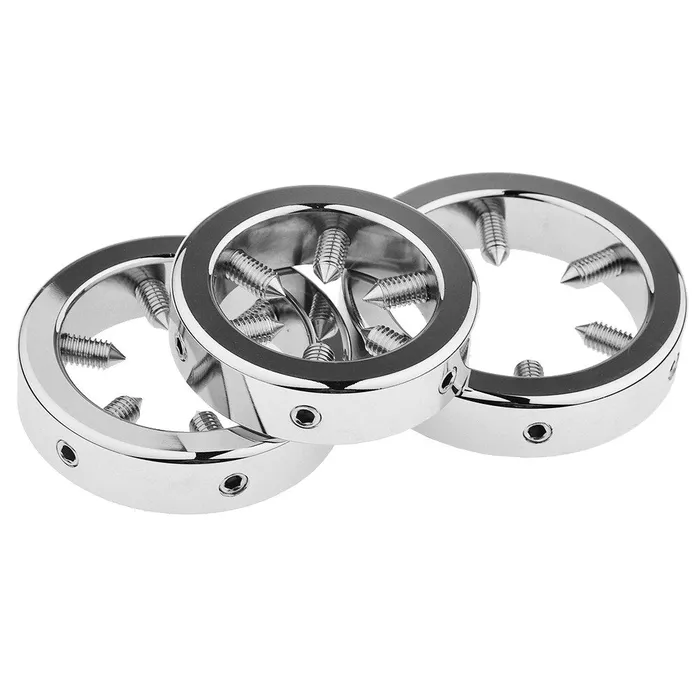 BallbustingToyscom Male Sex Toys Stainless Steel Extreme Weighted Testicle Stretcher