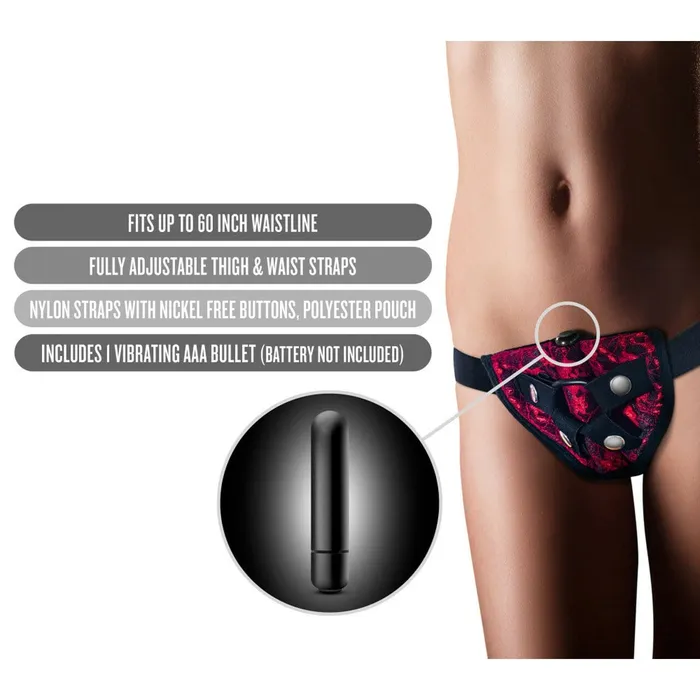 Blush Vibrators Temptasia Lovelace Harness Red